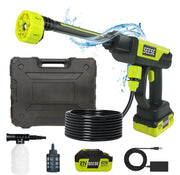 SEESE Cordless Pressure Washer and Single Port Charger Base, Bottle Portable Washer for Car,Home Cleaning & Garden Watering Backtoschool